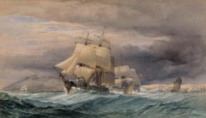 Frente a Dover de John Callow